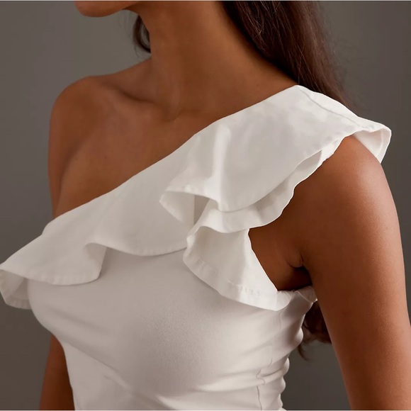 Maeve One-Shoulder Ruffled Top - Picture 6 of 9